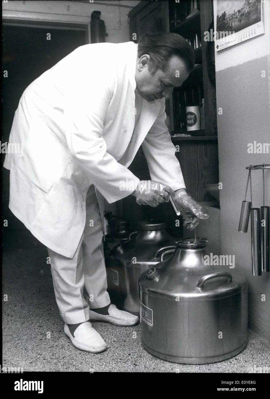 1. Januar 1970 - "Europas erste Samenbank fr Mann...... ...hat wurde in  Bremen gegrndet. Der Bremer Arzt und Forscher Dr. Kurt Sokol, der einer  der Pioniere fr die knstliche Befruchtung in der