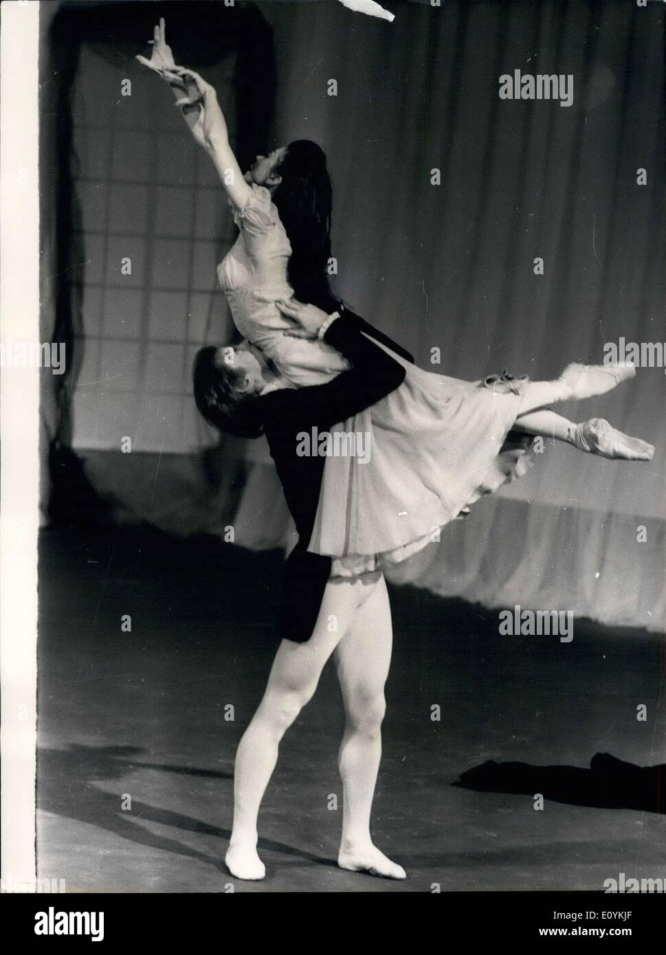 22. August 1970 - werden TV-Zuschauer sehen Margot Fonteyn und Rudolf Noureev in einem Ballett namens '' Lady von Camillas'' im Fernsehen am Ende des Jahres. Es wird unter der Regie von Pierre Jourdan. Stockfoto
