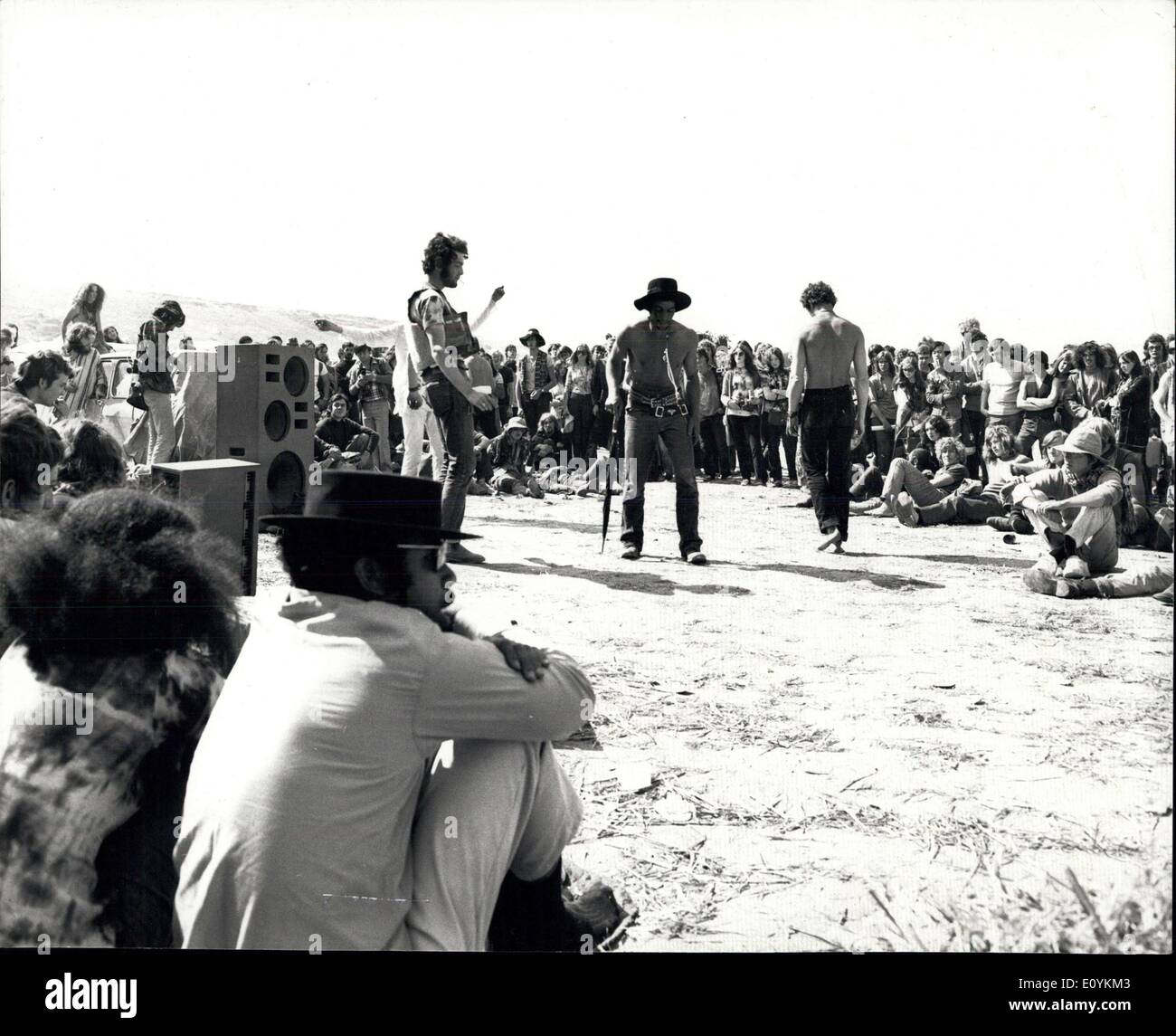 Insel des wight pop festivals 1970 Fotos und Bildmaterial in hoher