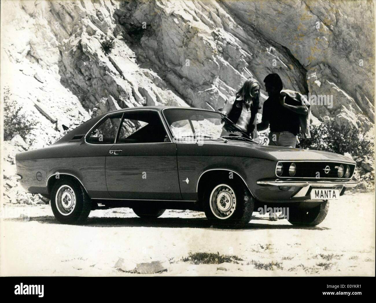 Sept. 07, 1970 - die Opel "Manta" Stockfoto