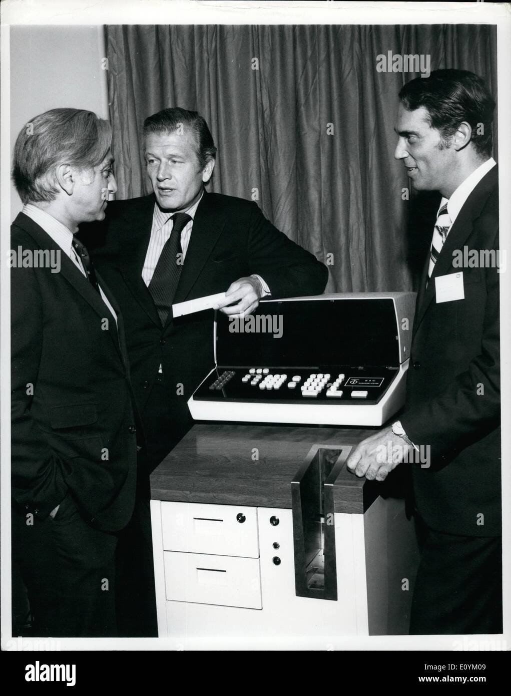 Sept. 09, 1970 - das erste automatisierte System für Off-track Wetten wird von Computer Sciences corp. Dr für New City entwickelt. Stockfoto