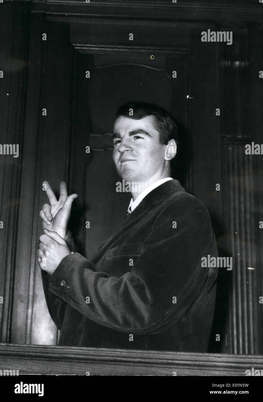 11. November 1970 Ekkehard Weil vor einem britischen Zivilgericht in