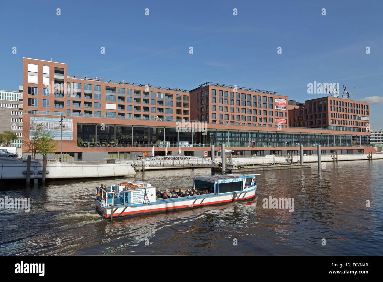 Elbarkaden, HafenCity, Hamburg, Deutschland Stockfoto
