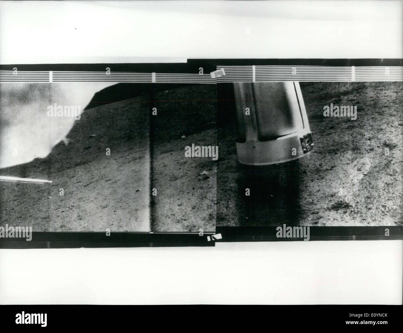 23. November 1970 - Tele-Photometer von '' Lunokhod-ich '' auf dem Mond Stockfoto