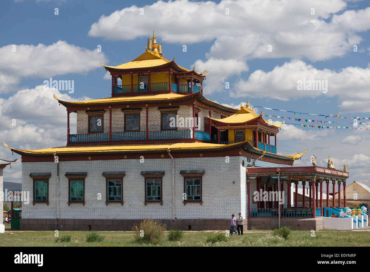 Sockshin-Dugan-Tempel in Ivolginsky Datsan, Verkhnyaya Ivolga, Burjatien, Sibirien, Russland Stockfoto