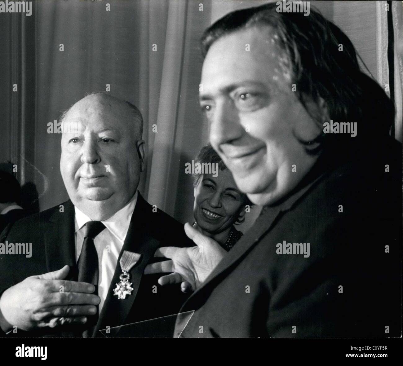15. Januar 1971 - Generalsekretär des französischen Film Making an Rezeption Stockfoto