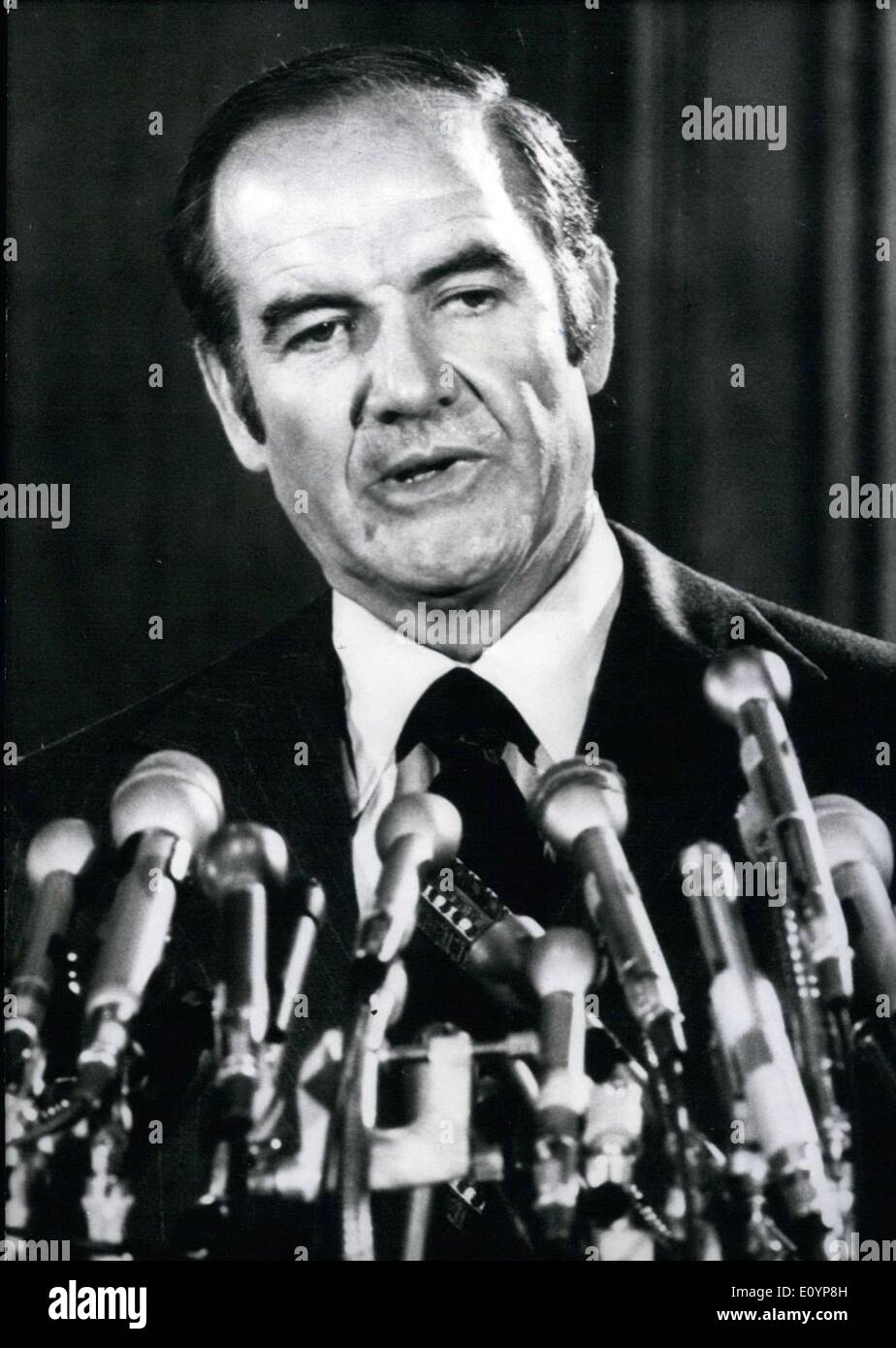 1. Februar 1971 - amerikanischen Senator George McGovern aus South Dakota Stockfoto