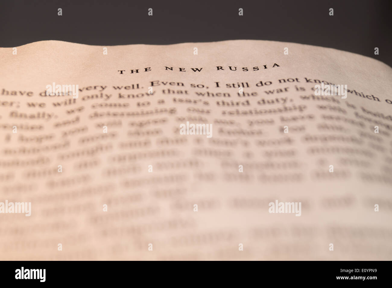 Das neue Russland Stockfoto