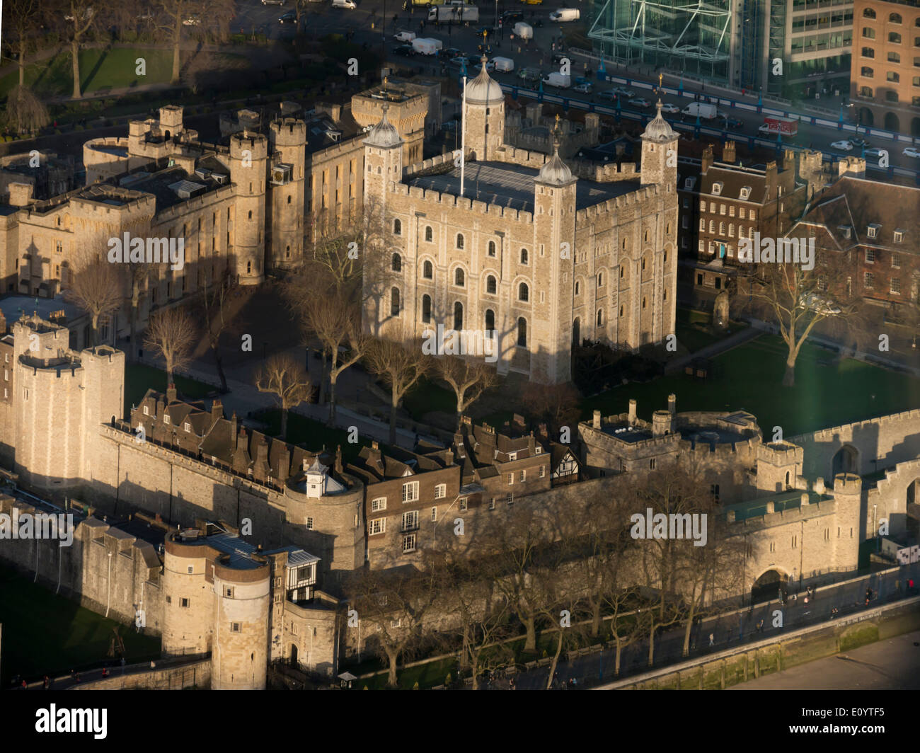 Großbritannien, England, London, Tower of London Antenne Stockfoto