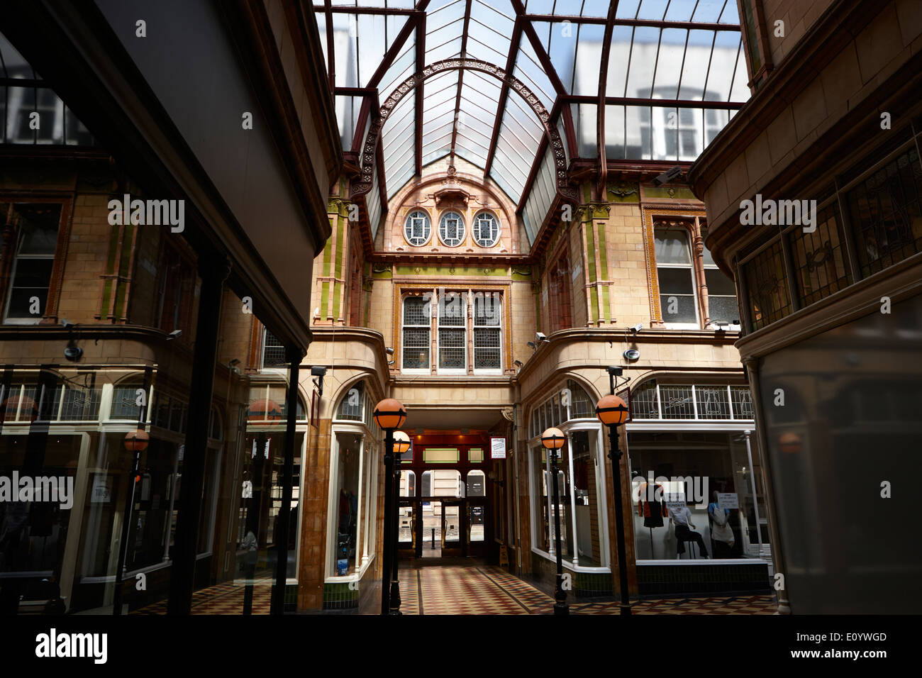 Miller-Arcade-Spezialist Einkaufszentrum Preston Lancashire UK Stockfoto