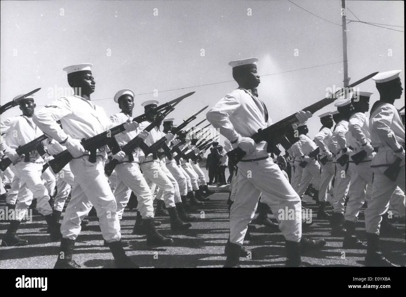 Sept. 09, 1971 - sudanesische Soldaten auf der Parade in Khartoum.APRESS.com Stockfoto