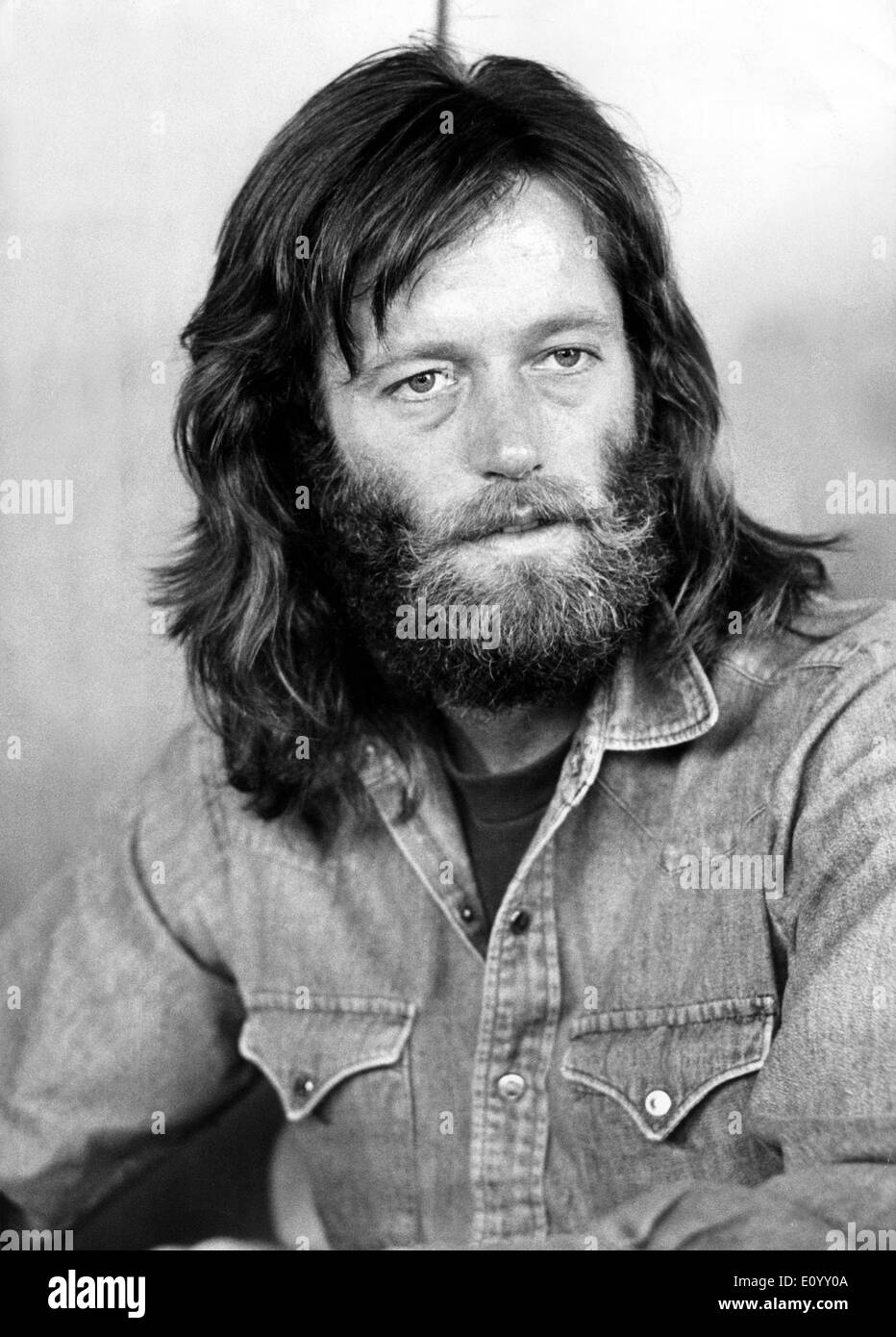 5527847 (900336) Peter FONDA, Amerikanischer Schauspieler, Portrait W‰hrend Eines Besuches in Kopenhagen 1971. "NUR IN DEUTSCHLAND! Stockfoto