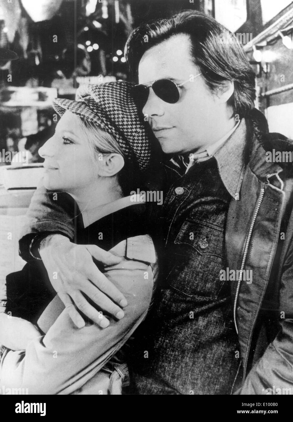 Schauspieler Barbra Streisand und Peter Bogdanovich Co-star Stockfoto