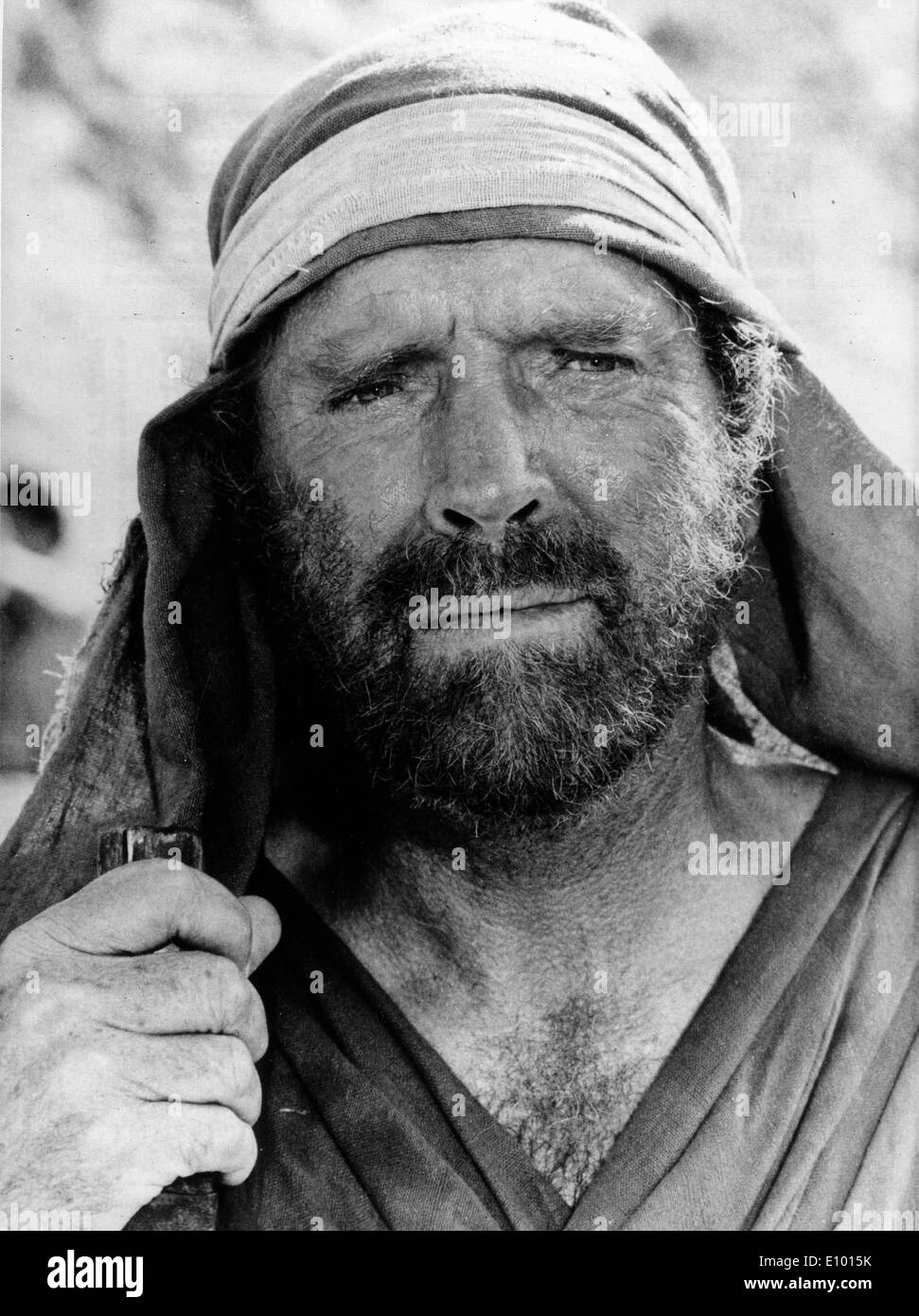 Schauspieler Burt Lancaster als Moses Stockfoto