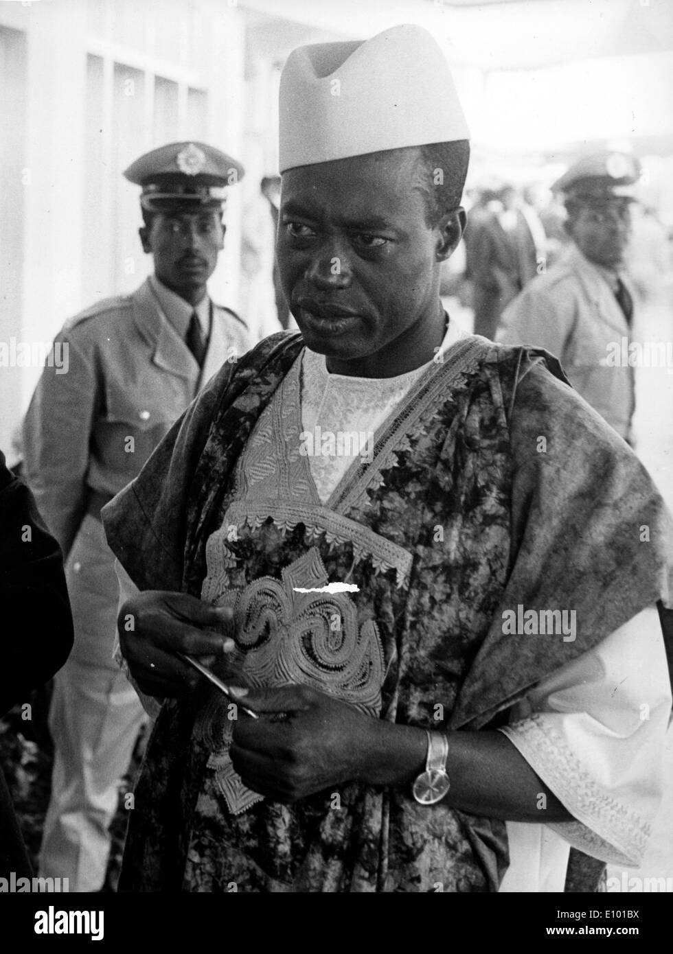 DIALLO TELLI (oder Boubacar Telli Diallo) (1925 Ð 1977) war ein guineischen Diplomaten und Politiker. Stockfoto