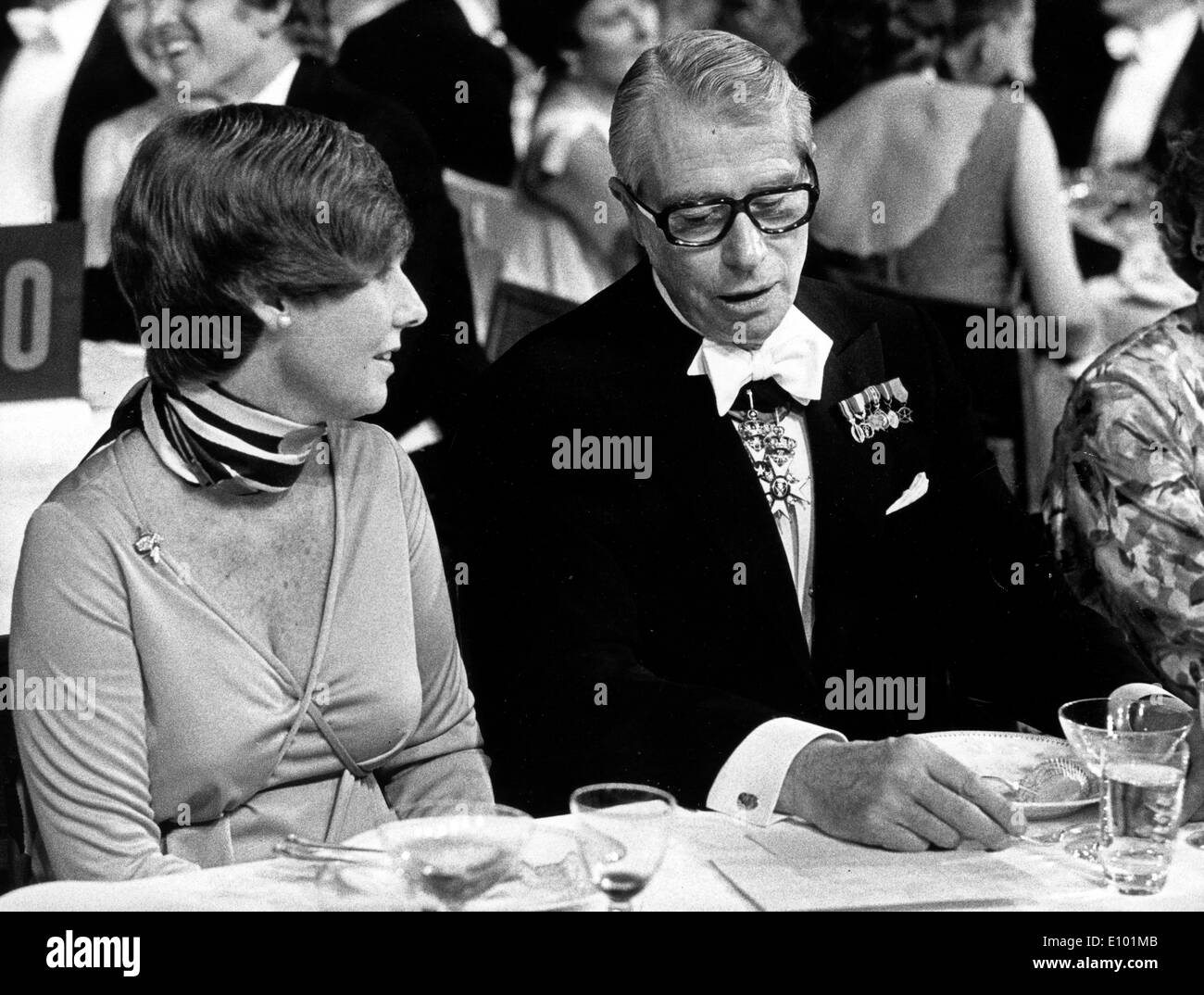 Gösta BOHMAN schwedische Politikerin und der Führer der schwedischen Liberalen konservativen Moderaten Sammlungspartei Stockfoto