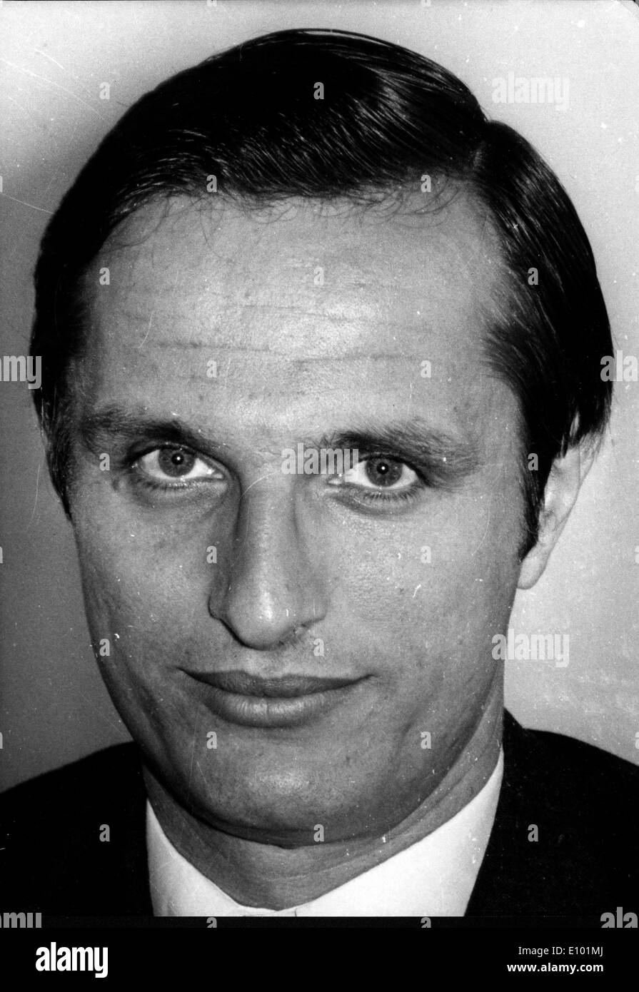 HERVÉ DE CARMOY Präsident der Chase Manhattan Bank, Autor, geschäftsführender Gesellschafter und Vizepräsident der Europäischen Stockfoto