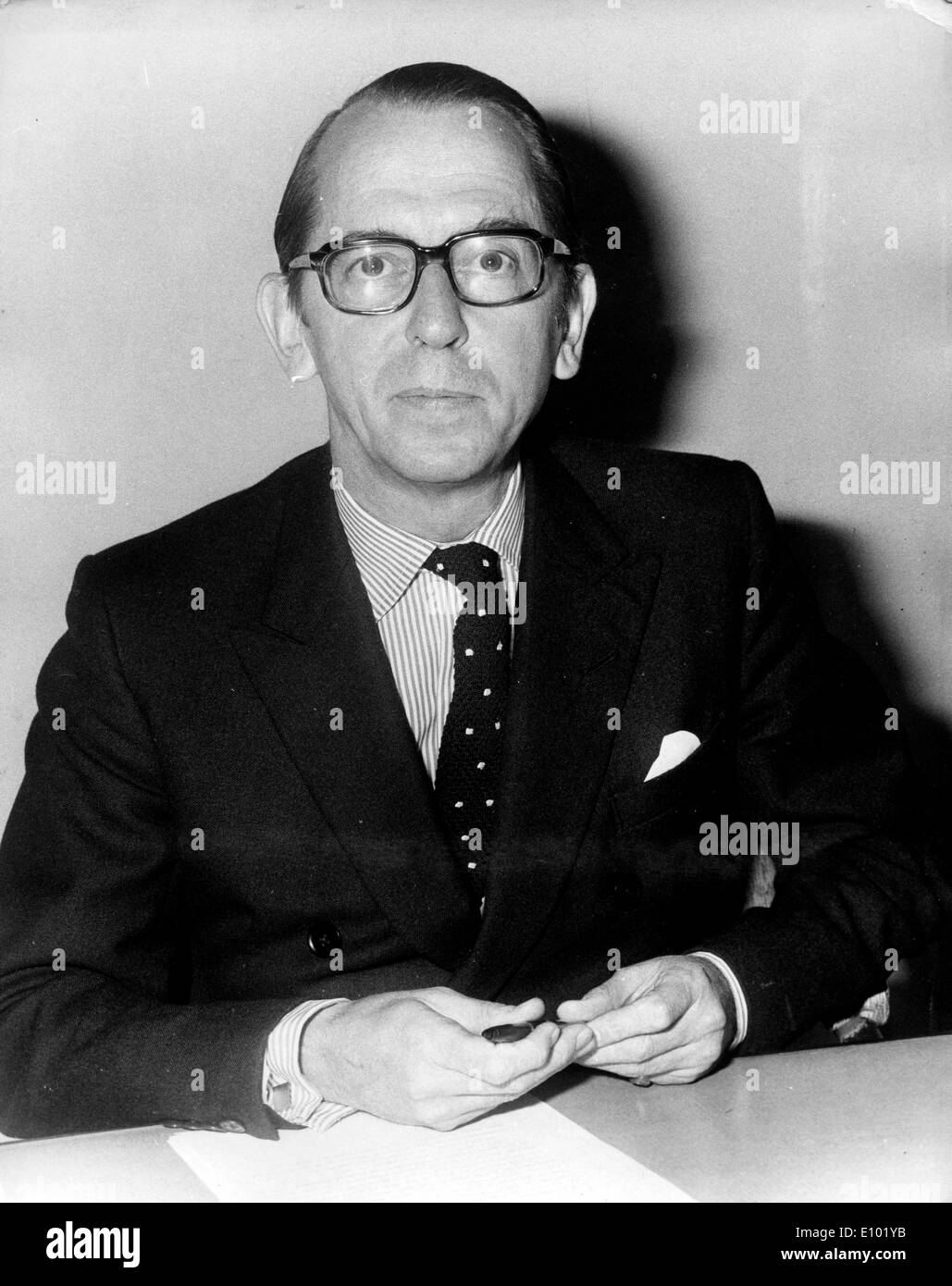 ALAN HUGH CAMPBELL war ein britischer Diplomat. Er war britischer Botschafter in Äthiopien. Stockfoto