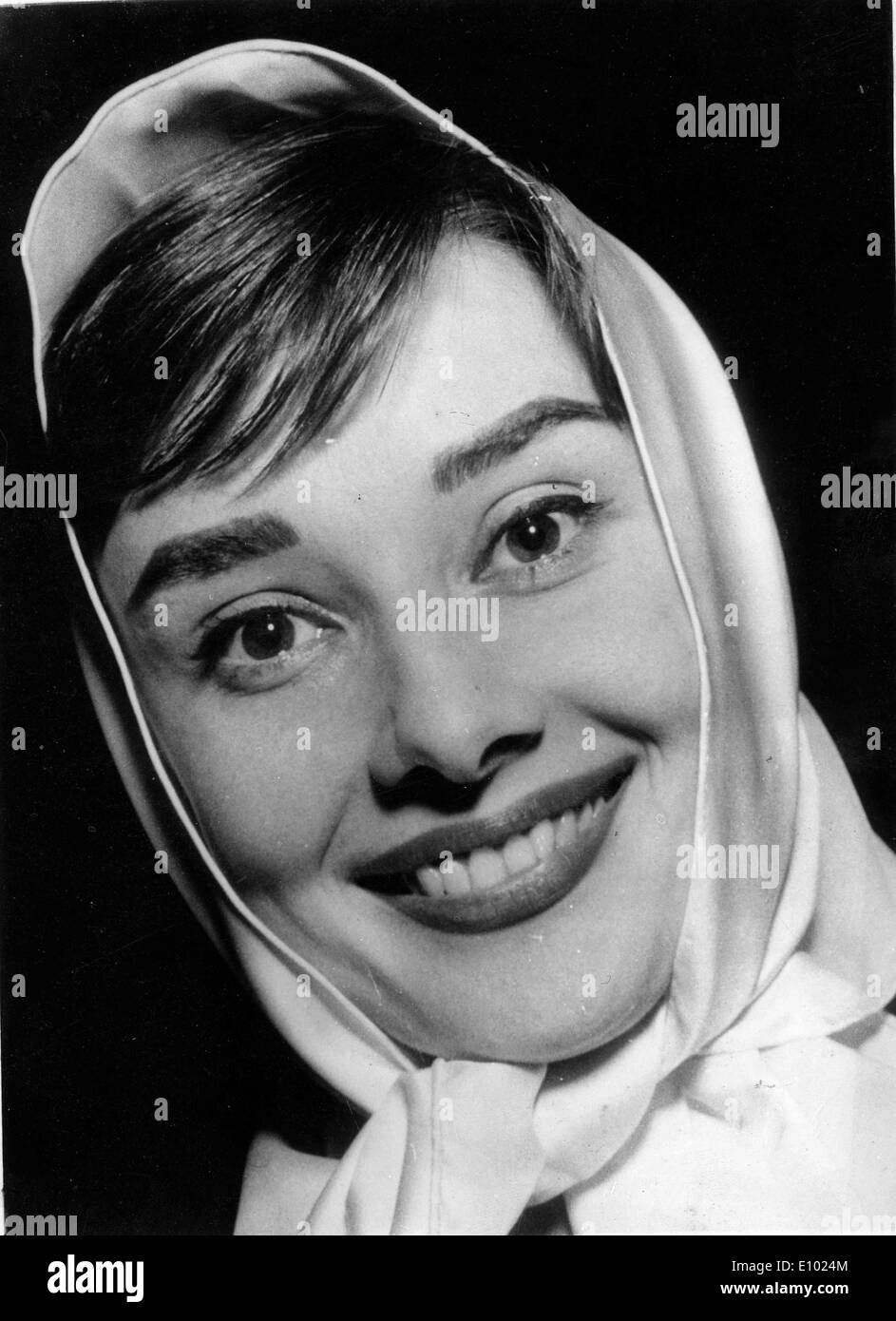 Porträt der Schauspielerin Audrey Hepburn Stockfoto