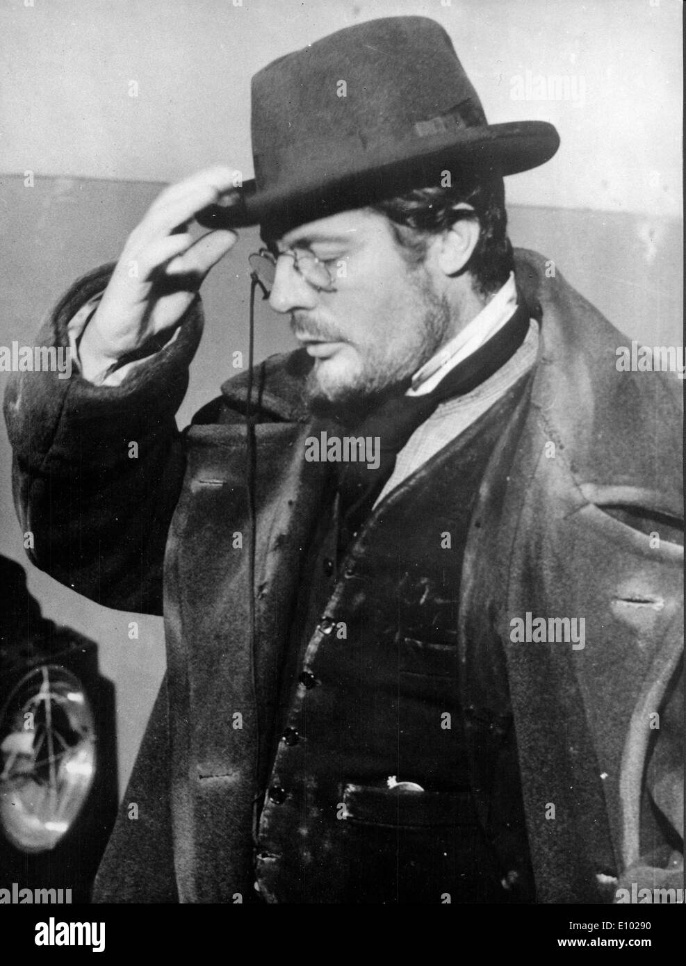 Actor marcello mastroianni in film SchwarzweißStockfotos und bilder