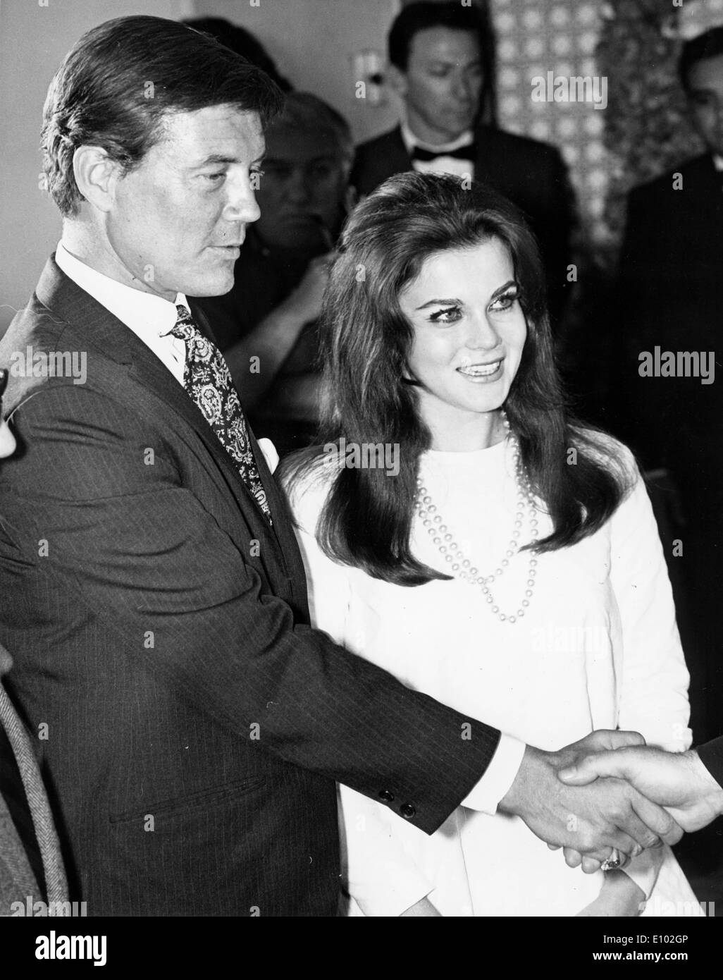 Ann-Margret und Roger Smith heiraten in Las Vegas Stockfoto