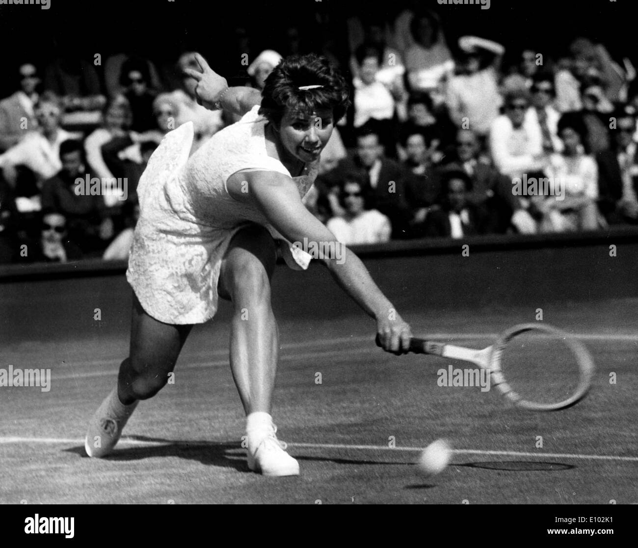 US-amerikanischer Tennisspieler CAROLE CALDWELL GRAEBNER (1943-2008) Stockfoto