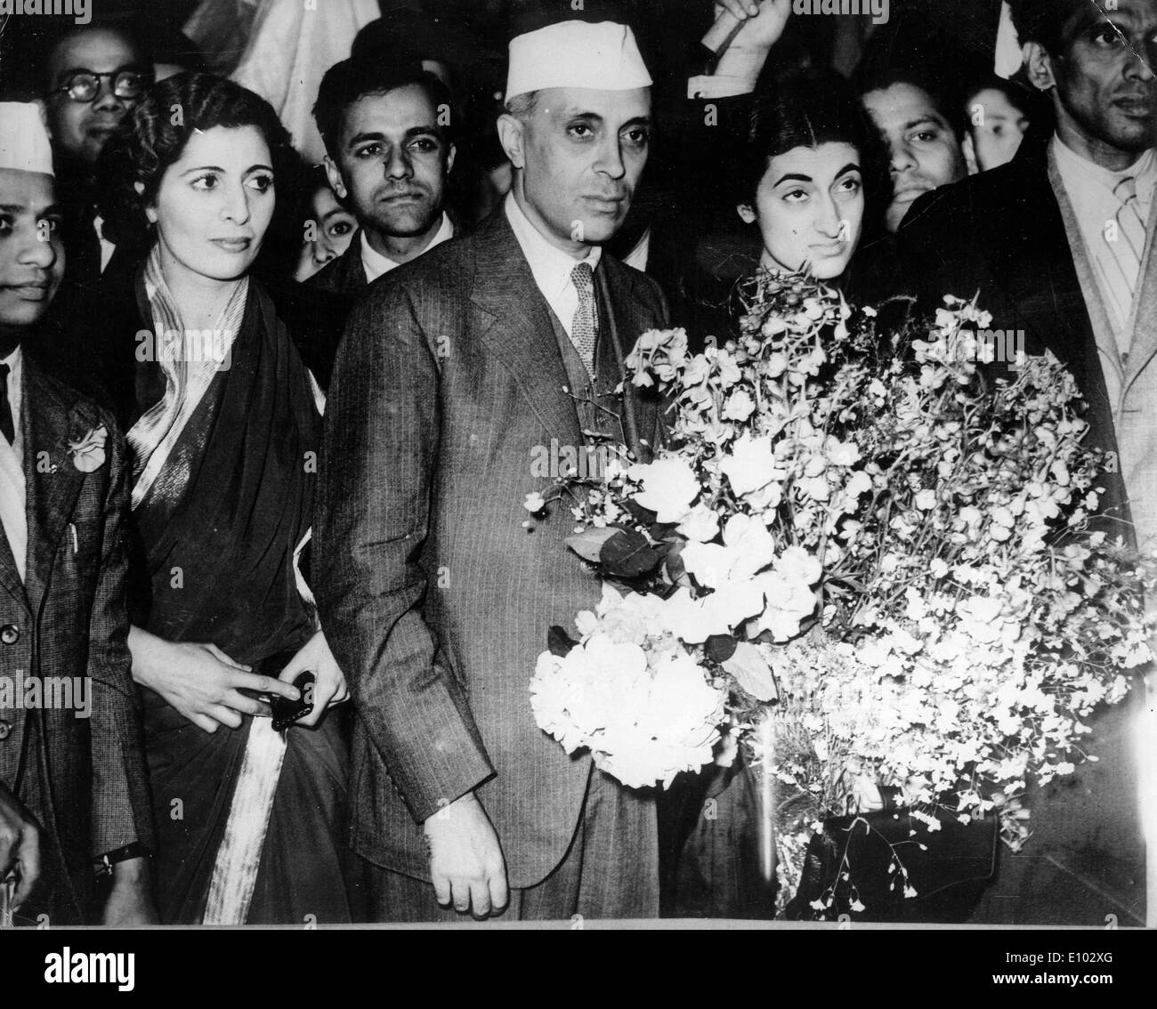 Indira Priyadarshini Gandhi (19. November 1917 31. Oktober 1984) war ein indischer Politiker und als Premierminister von Indien diente Stockfoto