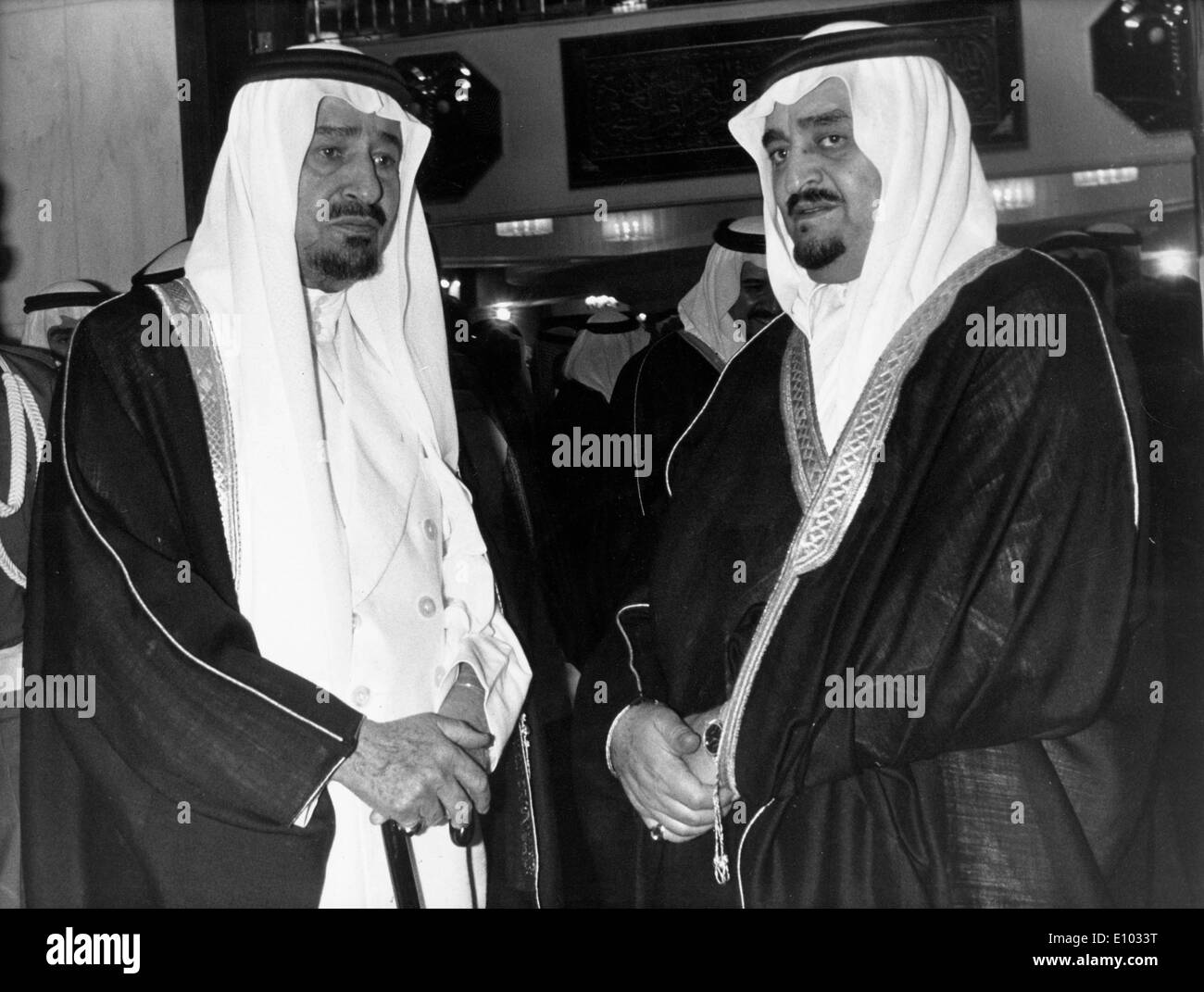 SAUDISCHE Königsfamilie Stockfoto