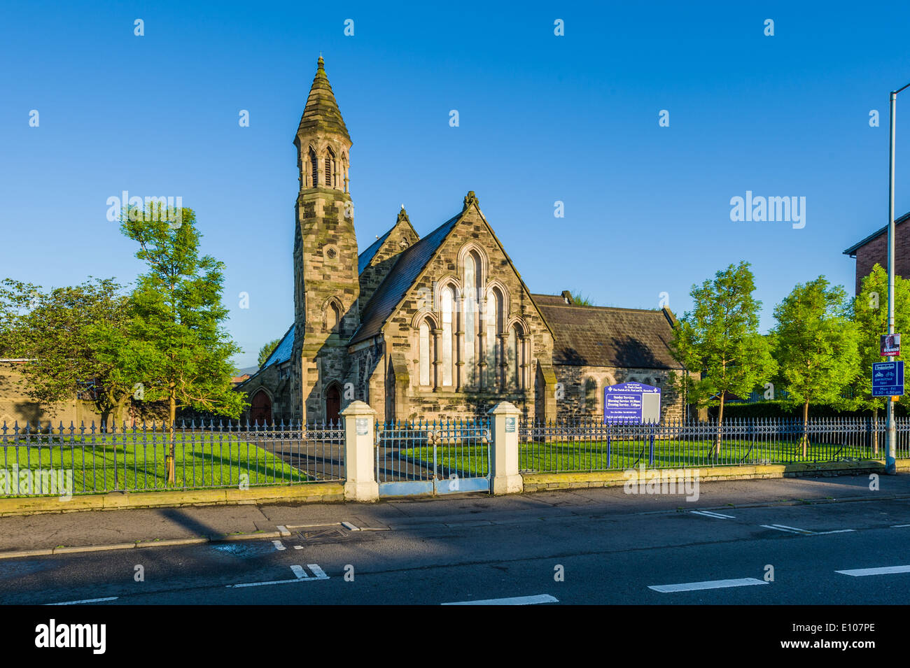 Str. Pauls war eine der ersten Kirchen von der Church of Ireland, Mitte des 19. Jahrhunderts gebaut. Stockfoto
