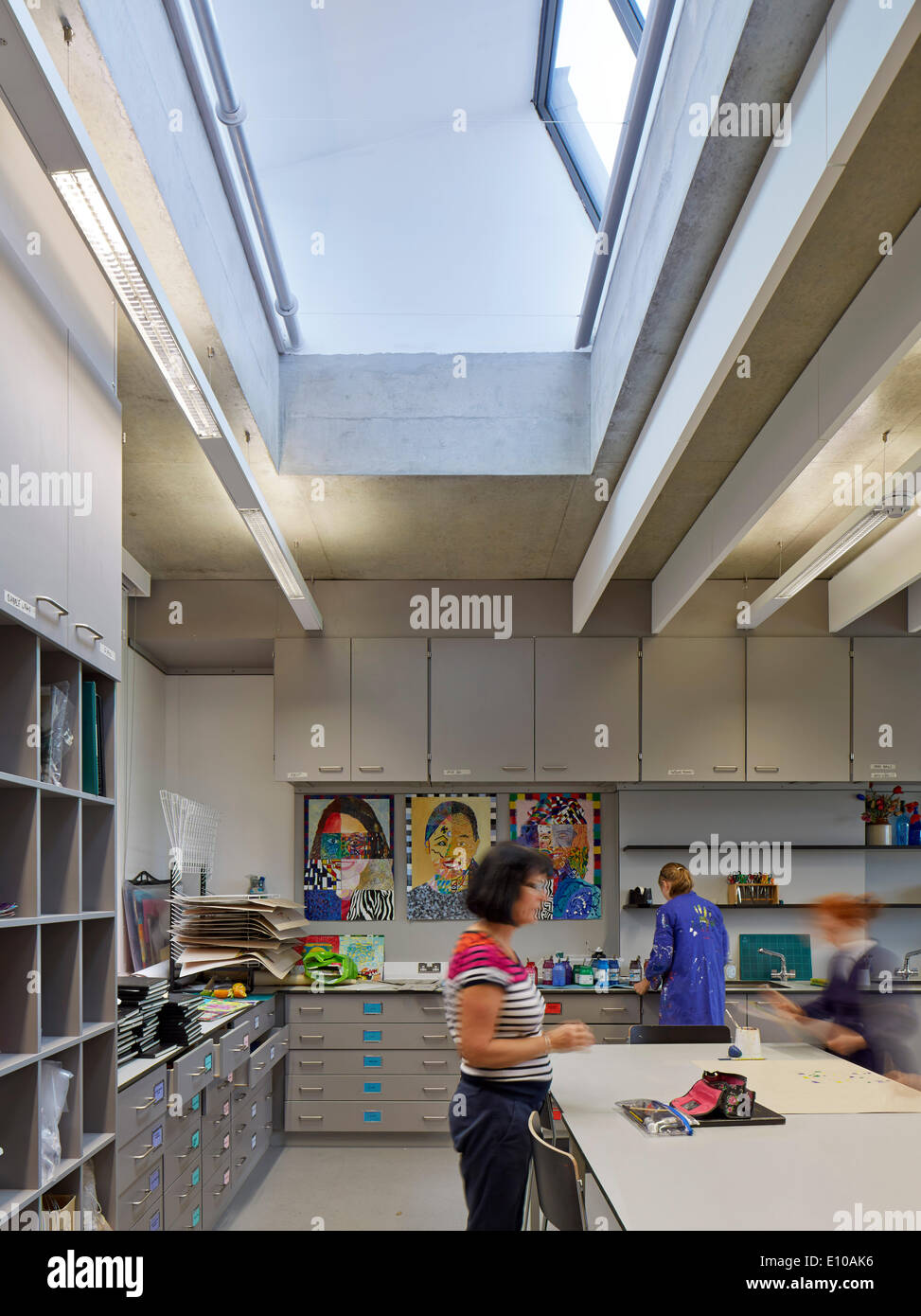 Lady Eleanor Holles School, Hampton, Vereinigtes Königreich. Architekt: Walters und Cohen Ltd, 2013. Stockfoto