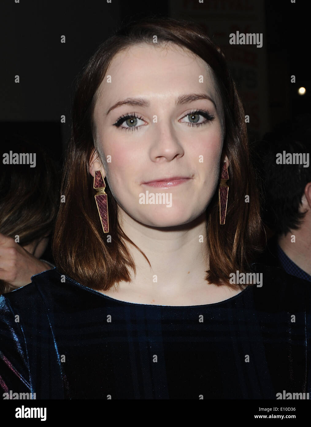 London, UK, UK. 24. Januar 2014. Charlotte Ritchie besucht die Weltpremiere von "Benny & Jolene'' am BFI Southbank. © Ferdaus Shamim/ZUMA Wire/ZUMAPRESS.com/Alamy Live-Nachrichten Stockfoto