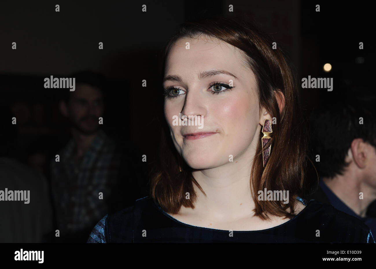 London, UK, UK. 24. Januar 2014. Charlotte Ritchie besucht die Weltpremiere von "Benny & Jolene'' am BFI Southbank. © Ferdaus Shamim/ZUMA Wire/ZUMAPRESS.com/Alamy Live-Nachrichten Stockfoto
