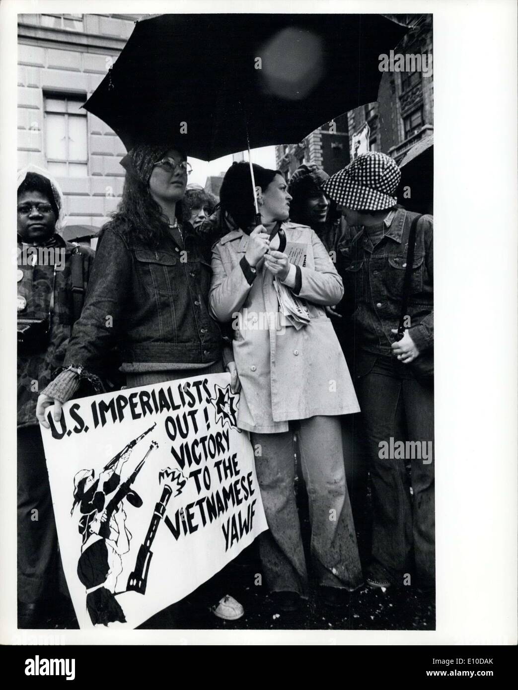 22. April 1972 - Anti-war ''Emergency lea for Peace'' NYC. Stockfoto