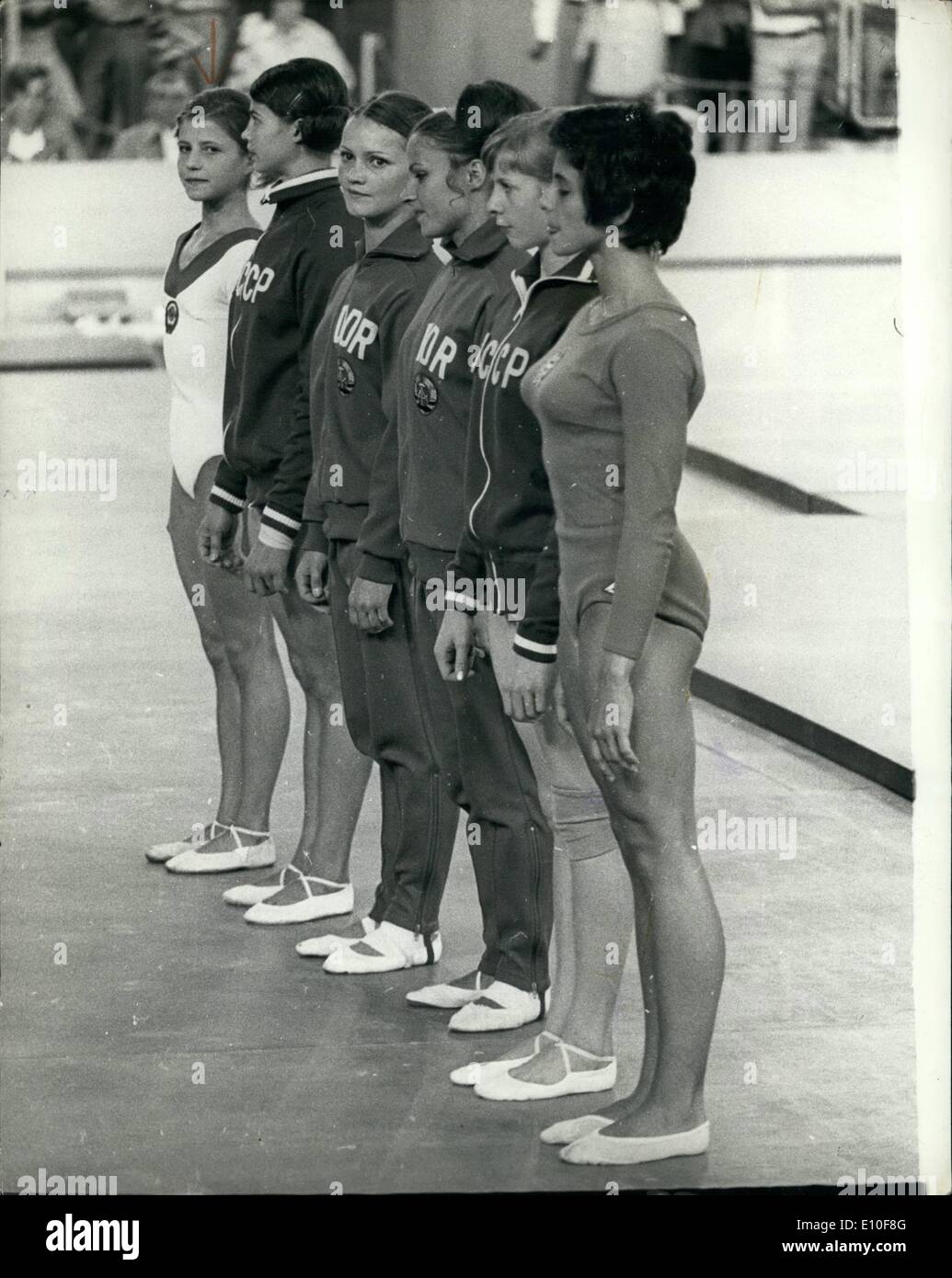Sept. 09, 1972 Olympische Spiele in München. Gymnastik. Foto zeigt