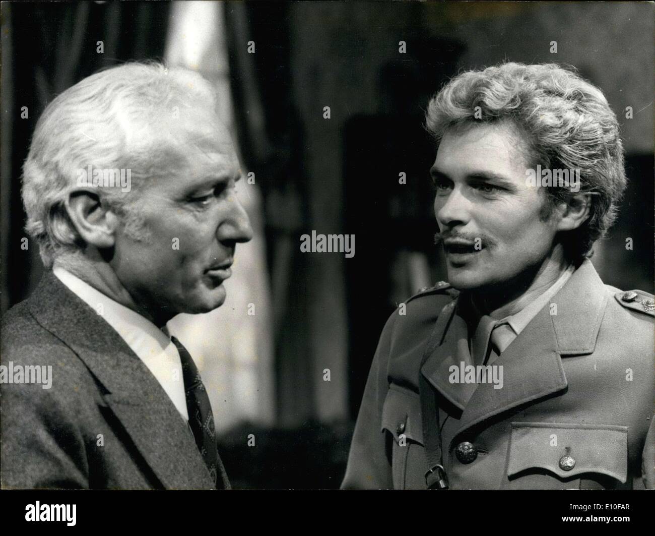 Sep 21, 1972 - Marc Cassot und Jean-Louis Proust in einem Film von William Conrad Stockfoto