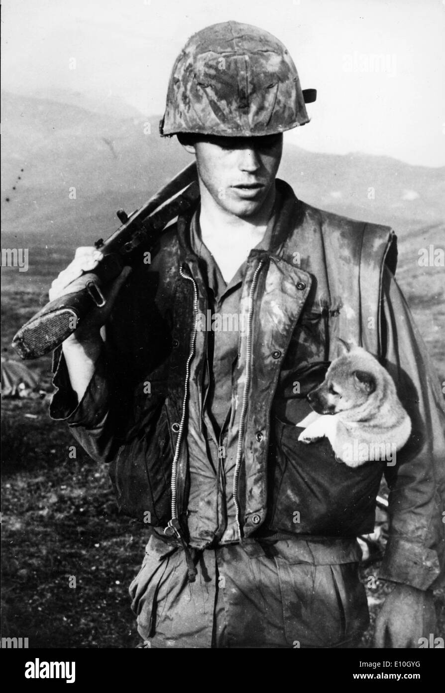 US-Marine in Vietnam-Krieg Stockfoto