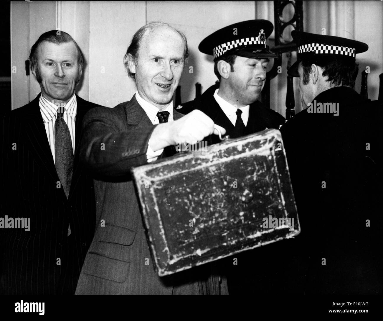 Kanzler des Finanzministeriums, Herr ANTHONY BARBEER, so dass Nr. 11 Downing Street Stockfoto