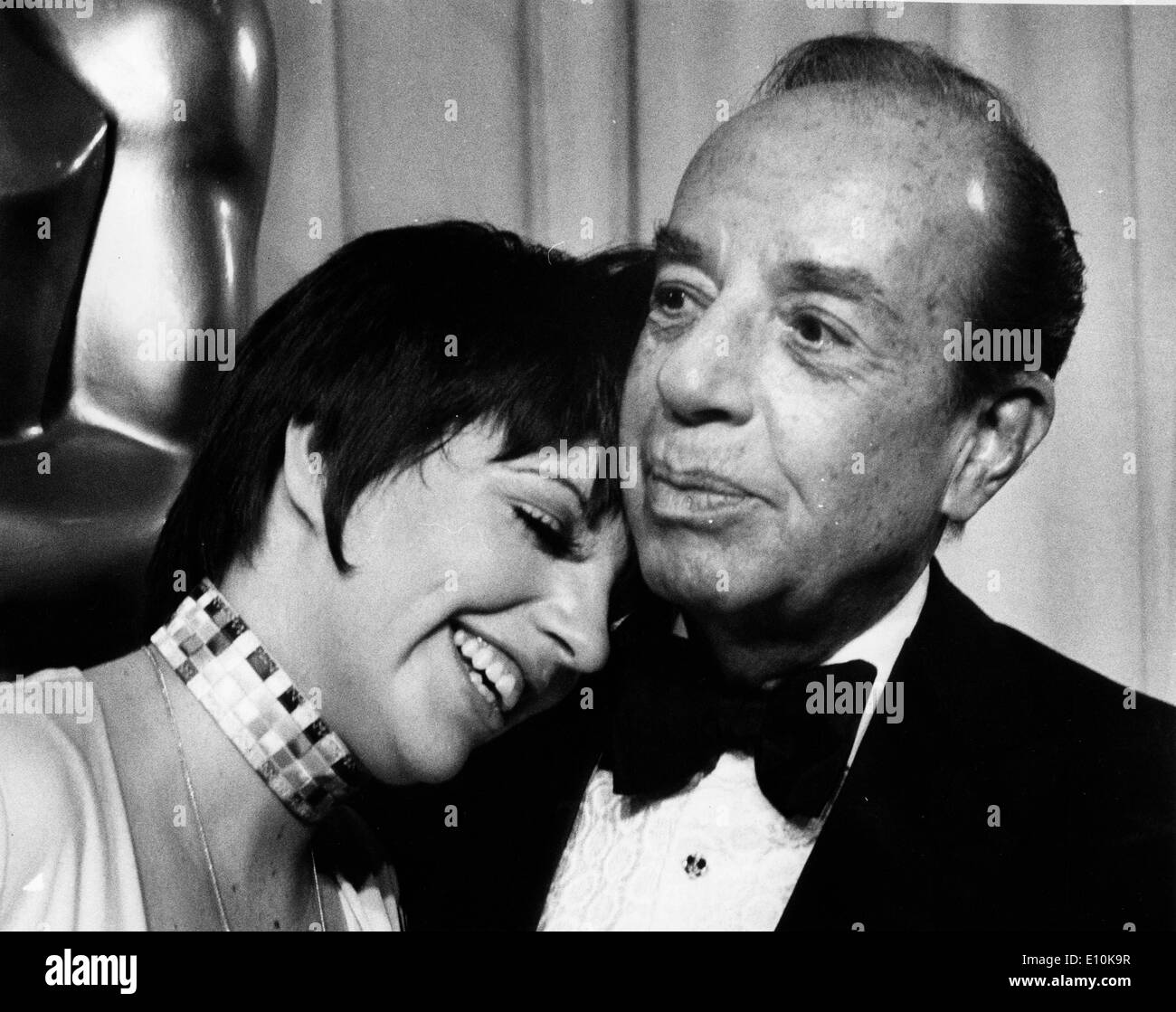 Liza Minnelli und Vincente Academy Awards Stockfoto