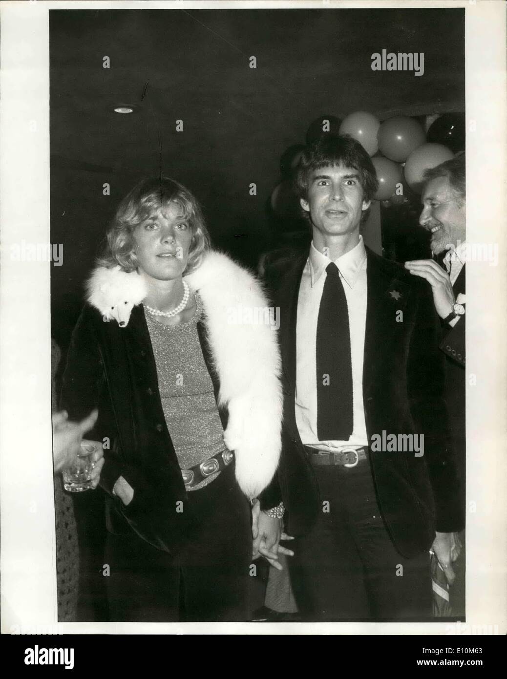 6. Juni 1973 - Haus Berry Berenson und Tony Perkins bei der Pocuie Cuefit Roseland NYC 4. Juni 1973. Stockfoto