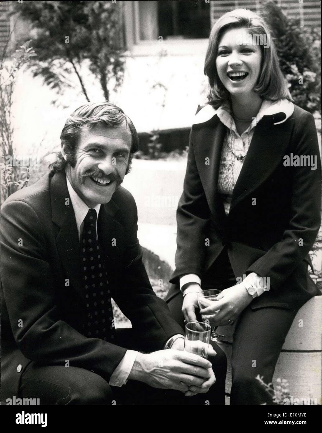 26. Juni 1973 - Tennis-star John Newcombe, Blei im neuen Film zu spielen? Internationalen Tennis wurde Stern John Newcombe, signiert Stockfoto