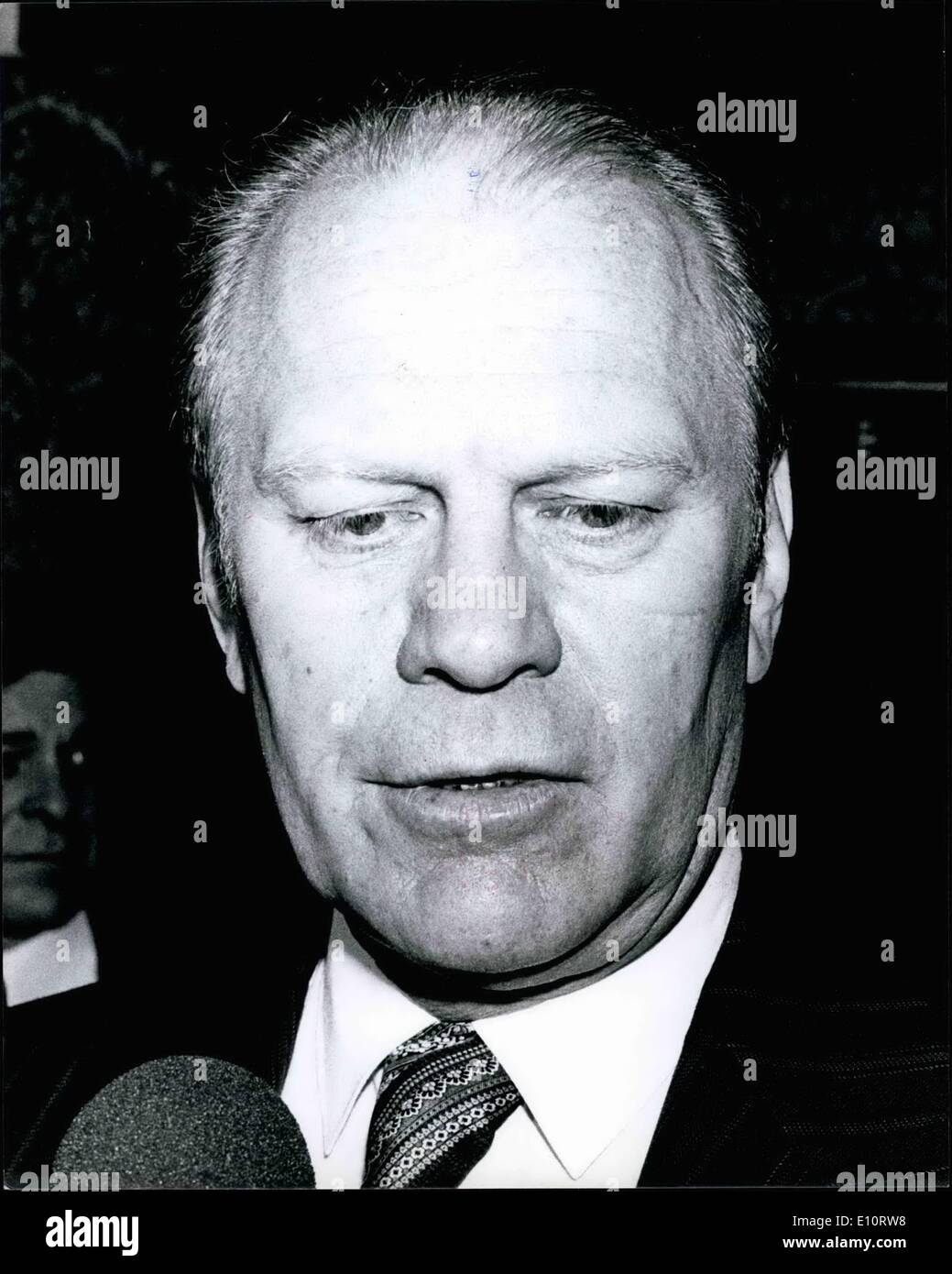 3. März 1974 - Ford VP Gerald 05.03.74 Stockfoto