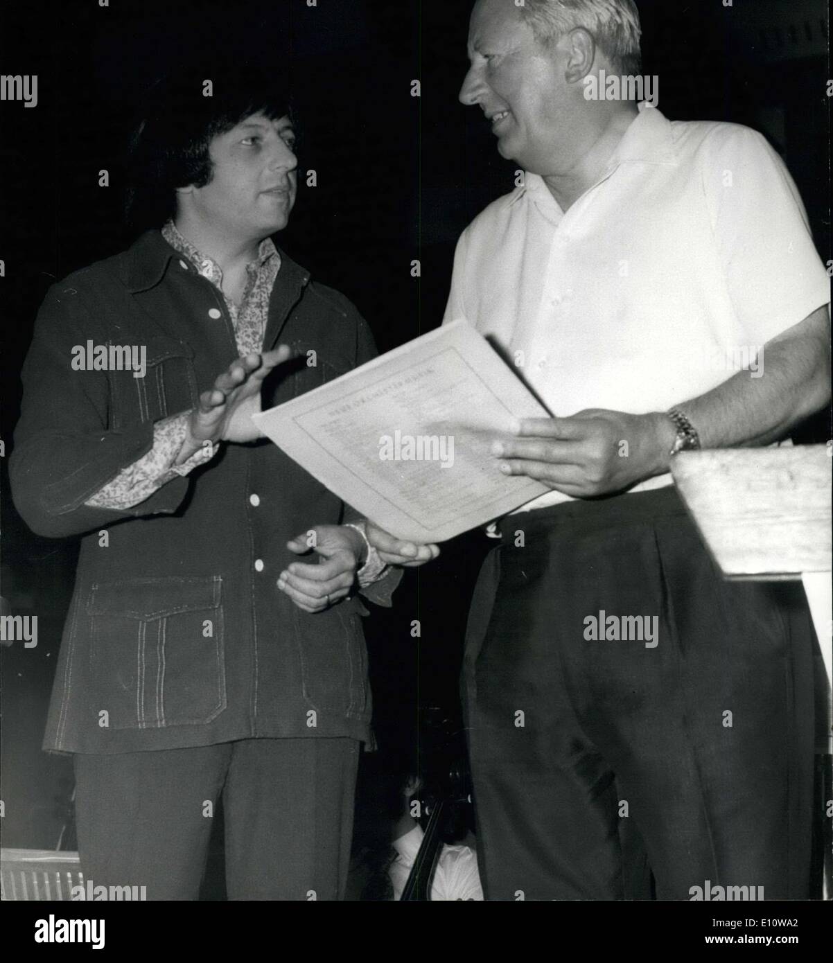 10. Juni 1974 wird Herr Heath Ehrenmitglied des LSO. Wagners Die