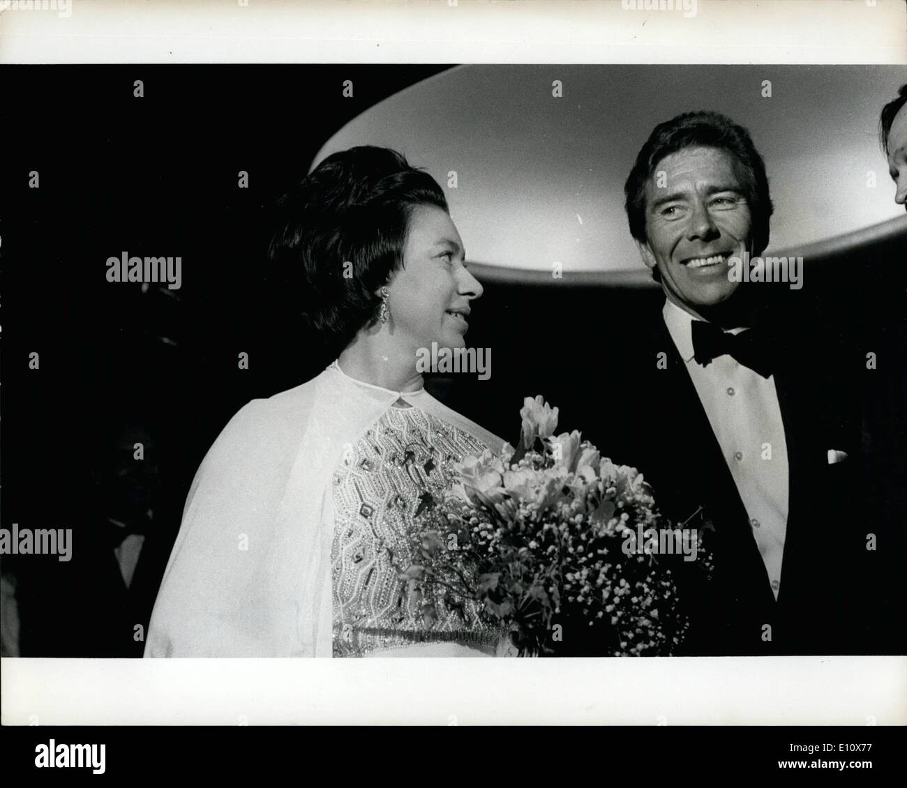 5. Mai 1974 - Prinzessin Margaret und Lord Snowdon an Metropolitan Opera New York Stockfoto