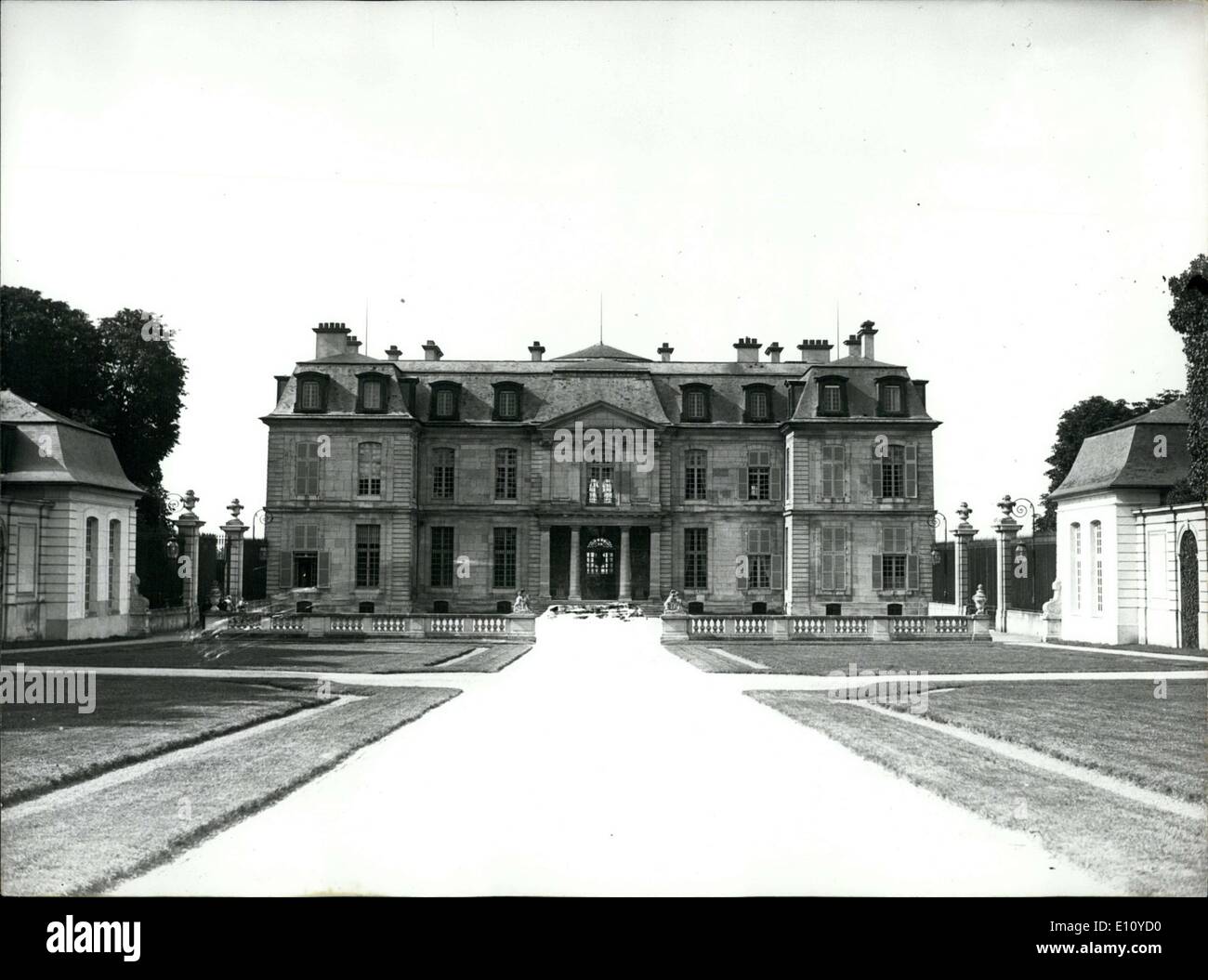 Sept. 07, 1974 - Chateau De Champs, Seine-Et-Marne, Frankreich Stockfoto