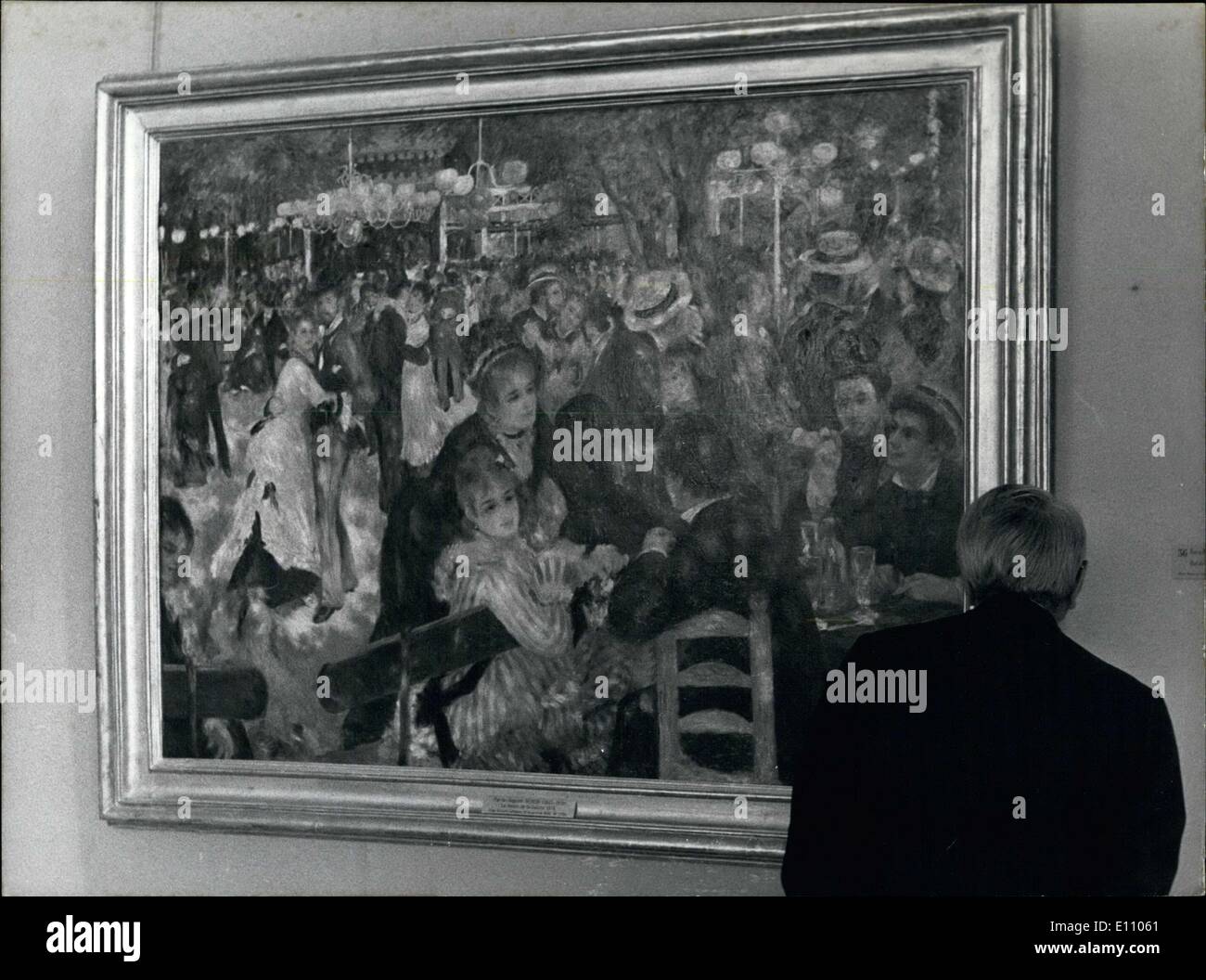 Sept. 20, 1974 - Renoir '' Bal du Moulin De La Galette " Stockfoto