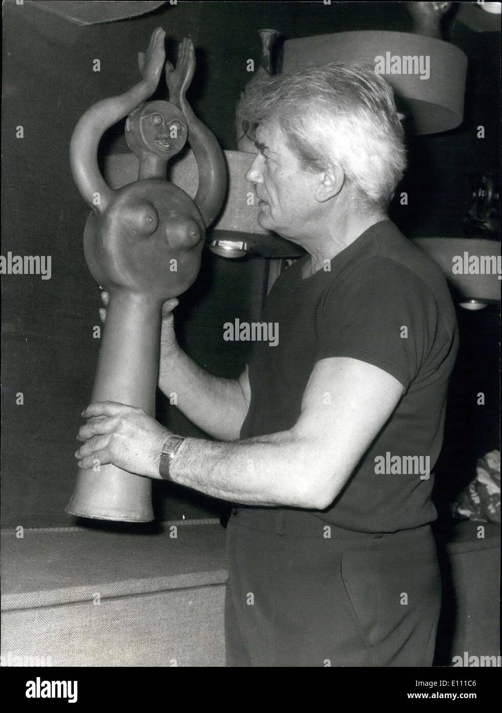 1. April 1975 Film starten Jean Marais seiner neuen Galerie in