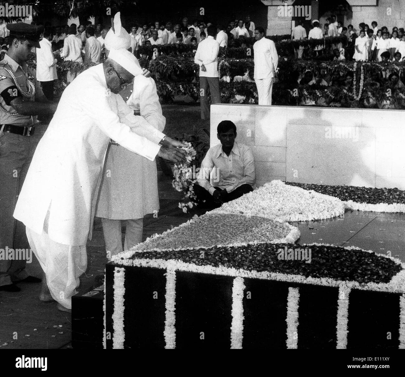 1. Januar 1975 - Datei Foto: ca. 1970er Jahre, Ort unbekannt. MORARJI DESAI. Morarji Ranchhodji Desai (29. Februar 1896 – 10 April Stockfoto