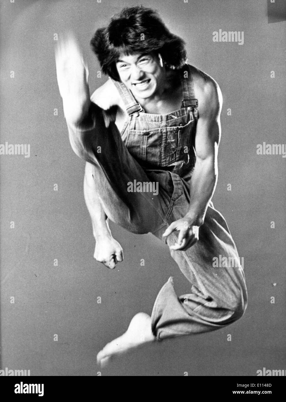 5. August 1975 - Los Angeles, Kalifornien, USA - JACKIE CHAN. (Chan Kong Sang, am 7. April 1954 geboren) ist ein Schauspieler, Aktion Stockfoto