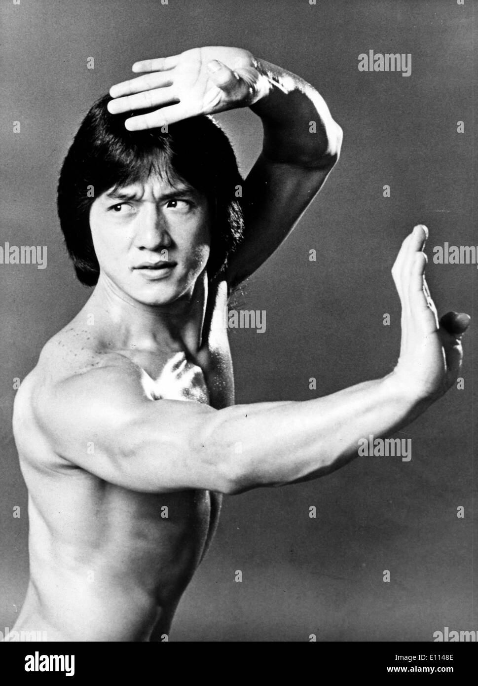 5. August 1975 - Los Angeles, Kalifornien, USA - JACKIE CHAN. (Chan Kong Sang, am 7. April 1954 geboren) ist ein Schauspieler, Aktion Stockfoto