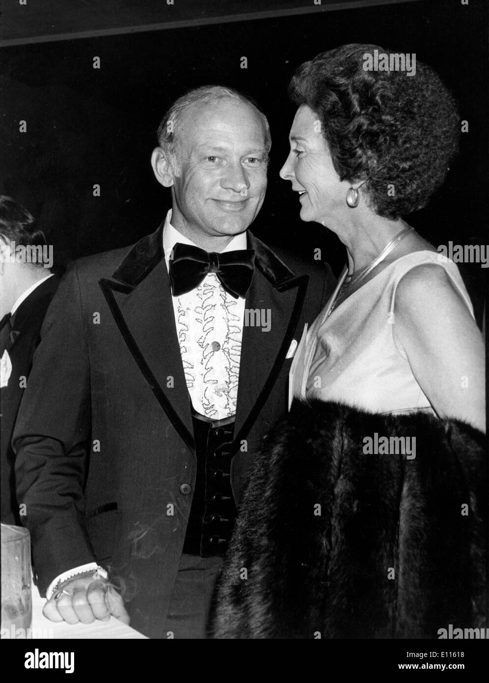 Sep 10, 1975; New York, NY, USA; US-amerikanischer Astronaut und Frau BUZZ ALDRIN. Stockfoto